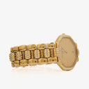 Christian Dior 32mm Octagon Gold Plated Stainless Steel Quartz Watch
