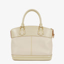 Louis Vuitton Lockit White Suhali Leather Bag