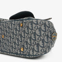 Christian Dior Navy Double Saddle Trotter Handbag