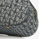 Christian Dior Navy Double Saddle Trotter Handbag