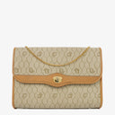Christian Dior Beige Honeycomb Chain Shouder Bag