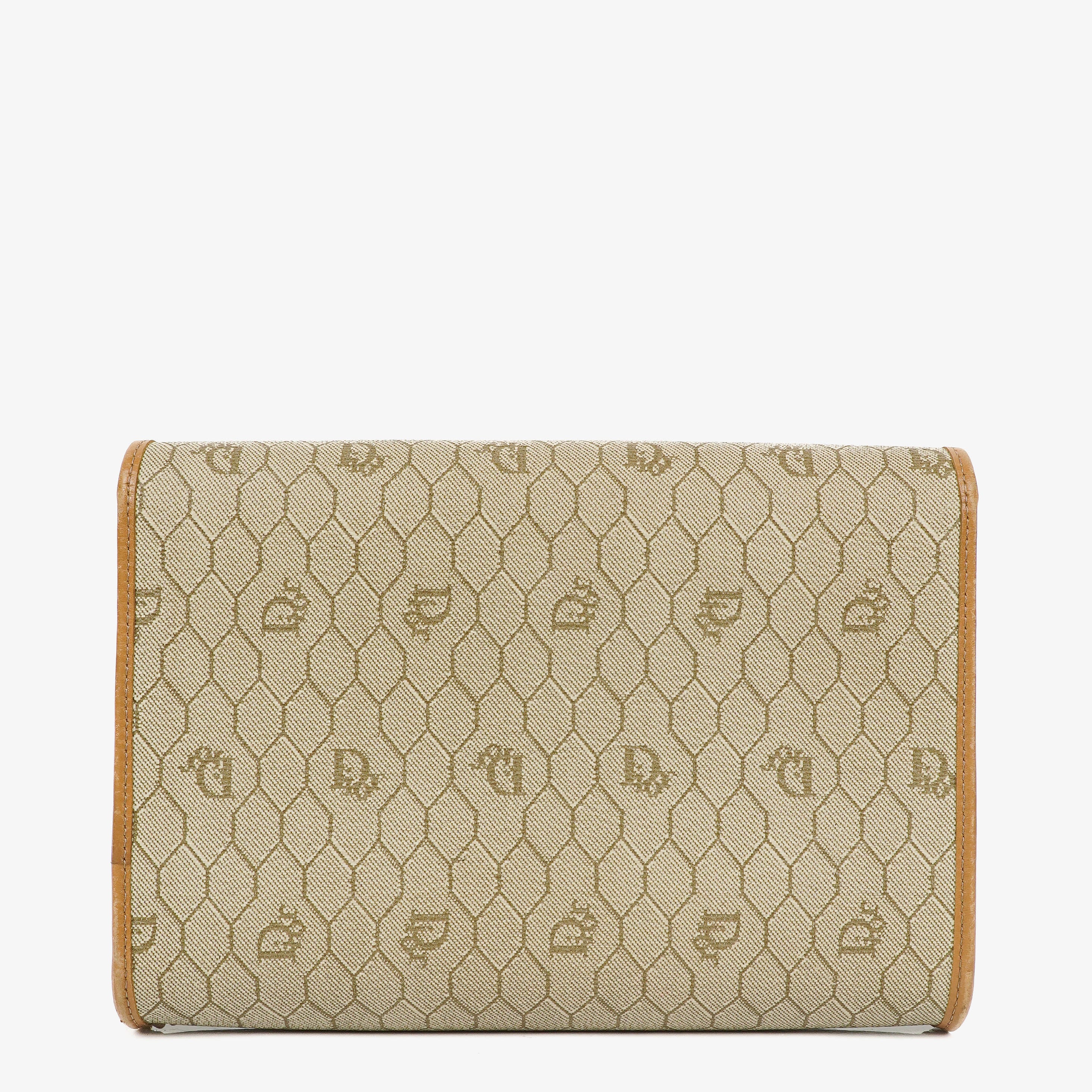 Christian Dior Beige Honeycomb Chain Shouder Bag