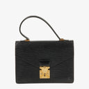 Louis Vuitton Concorde Black EPI Leather Bag