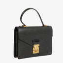 Louis Vuitton Concorde Black EPI Leather Bag
