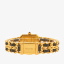 Chanel Stainless Steel Lambskin 20mm Premiere Quartz Watch Gold L
