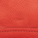 Chloe Coral-Orange Paraty Calfskin Bag