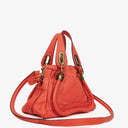 Chloe Coral-Orange Paraty Calfskin Bag