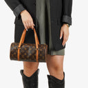 Louis Vuitton Papillon 25 Vintage Monogram Canvas Handbag