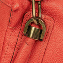 Chloe Coral-Orange Paraty Calfskin Bag