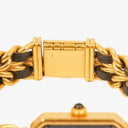 Chanel Stainless Steel Lambskin 20mm Premiere Quartz Watch Gold L