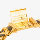 Chanel Stainless Steel Lambskin 20mm Premiere Quartz Watch Gold L