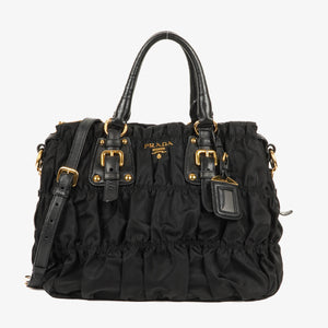Prada Tessuto Gaufre Nero Bag