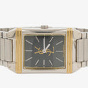 Yves Saint Laurent Rectangular Stainless Steel Watch