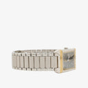 Yves Saint Laurent Rectangular Stainless Steel Watch