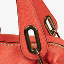 Chloe Coral-Orange Paraty Calfskin Bag