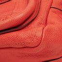 Chloe Coral-Orange Paraty Calfskin Bag