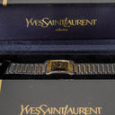 Yves Saint Laurent Rectangular Stainless Steel Watch