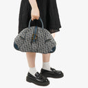 Christian Dior Navy Double Saddle Trotter Handbag