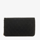 Chanel Classic Full Flap Bag Black Quilted Jersey With 24K Gold-Plated Hardware