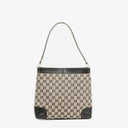 Gucci GG Canvas And Leather Shoulder Hobo Bag