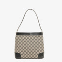 Gucci GG Canvas And Leather Shoulder Hobo Bag