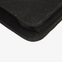 Chanel Classic Full Flap Bag Black Quilted Jersey With 24K Gold-Plated Hardware