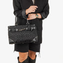 Coach Hampton Signature Canvas Bag