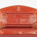 Portefeuille sur chaîne Chanel Timeless en cuir Caviar WOC