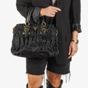 Prada Tessuto Gaufre Nero Bag