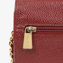 Portefeuille sur chaîne Chanel Timeless en cuir Caviar WOC