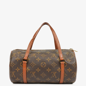Louis Vuitton Papillon 25 Vintage Monogram Canvas Handbag