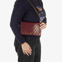 Chanel Classic Full Flap Bag Burgundy Quilted Lambskin