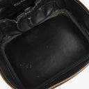 Chanel Black Quilted Leather Vanity Case