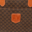Celine Macadam Coated Canvas Handbag