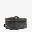 Chanel Black Quilted Leather Vanity Case