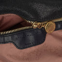 Stella McCartney Black Falabella Tote Vegan Shaggy Deer
