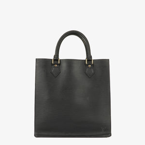 Louis Vuitton Sac Plat Black Epi Leather Bag