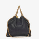 Stella McCartney Black Falabella Tote Vegan Shaggy Deer