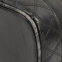 Chanel Black Quilted Leather Vanity Case