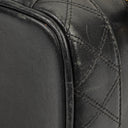 Chanel Black Quilted Leather Vanity Case