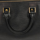 Louis Vuitton Speedy 25 Black EPI Leather Handbag