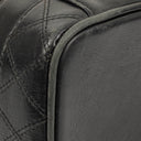 Chanel Black Quilted Leather Vanity Case