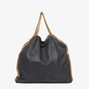 Stella McCartney Black Falabella Tote Vegan Shaggy Deer