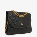 Chanel Mini Flap Bag Black Quilted Lambskin With 24K Gold-Plated Hardware