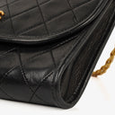Chanel Mini Flap Bag Black Quilted Lambskin With 24K Gold-Plated Hardware