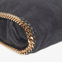 Stella McCartney Black Falabella Tote Vegan Shaggy Deer
