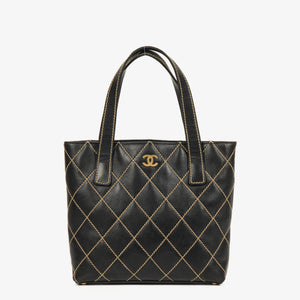 Chanel Wild Stich Calfskin Tote Bag