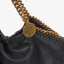 Stella McCartney Black Falabella Tote Vegan Shaggy Deer