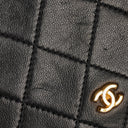 Chanel Mini Flap Bag Black Quilted Lambskin With 24K Gold-Plated Hardware