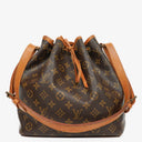 Louis Vuitton Petit Noe Malletier Monogram Canvas Shoulder Bag